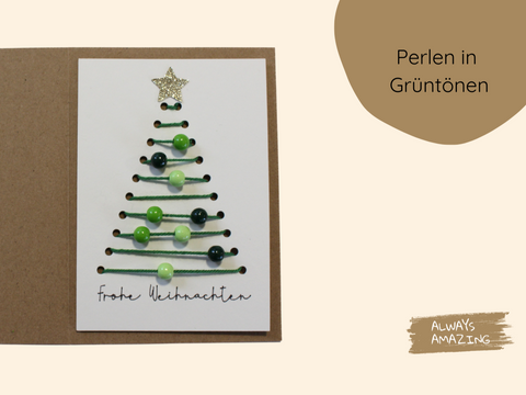 Klappkarte Weihnachten Bastelset