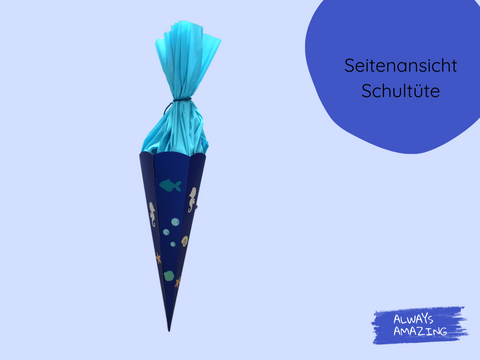 Schultüte Delfin Bastelset