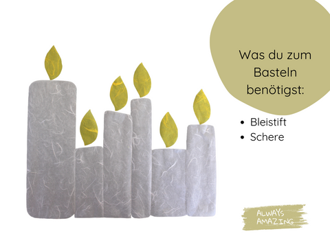 Weihnachtskerzen Bastelset