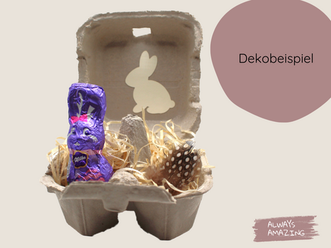 Osternest Eierkarton Bastelset