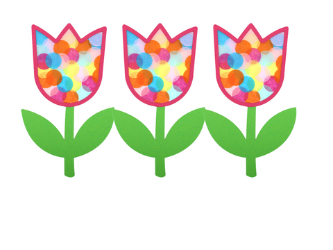 Tulpen basteln | Bastelset