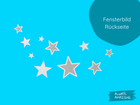 Transparente Sterne Bastelset