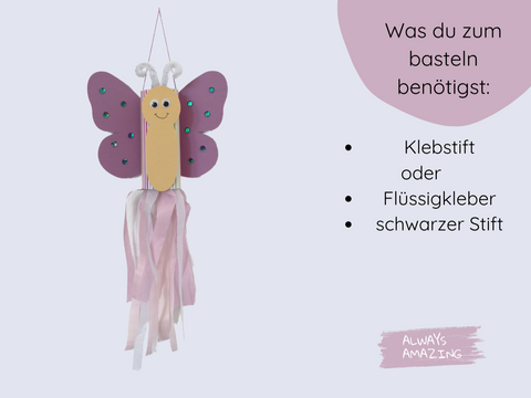 Schmetterling Bastelset