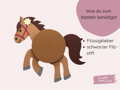 Pinnwand Pferd | Bastelset