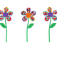 Papierblumen | Bastelset | Blumen Fensterbild | Muttertagsgeschenk basteln | Fensterdeko Frühling | Transparentpapier basteln