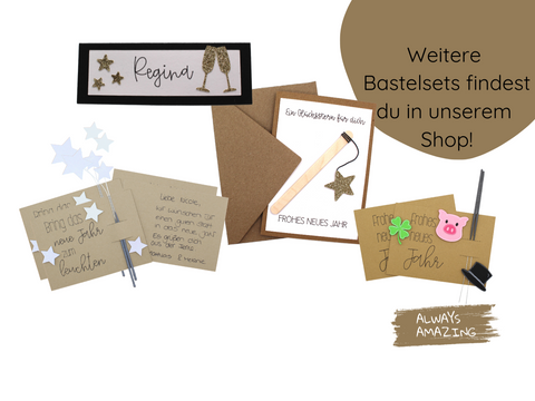 Glücksmomente Karte Bastelset