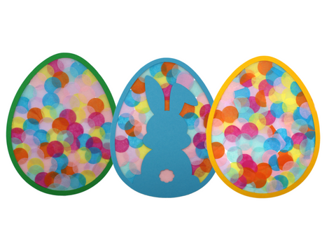 Ostereier bunt | Bastelset