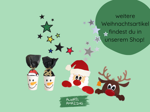 Weihnachtsbaum Fensterbild Bastelset
