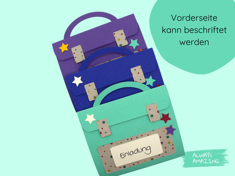 Schulrucksack Bastelset