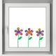 Papierblumen | Bastelset | Blumen Fensterbild | Muttertagsgeschenk basteln | Fensterdeko Frühling | Transparentpapier basteln