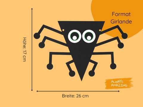 Halloween Girlande Bastelset