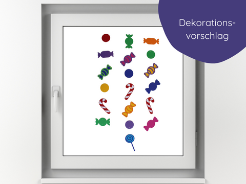 Bonbon Girlande Bastelset