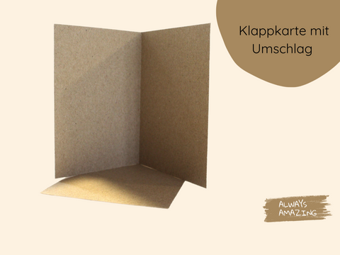 Klappkarte Weihnachten Bastelset