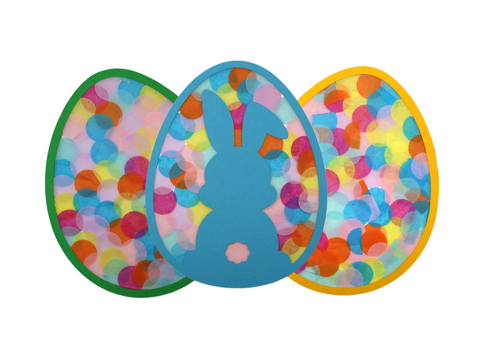 Ostereier bunt | Bastelset