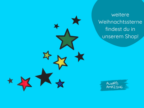 Transparente Sterne Bastelset