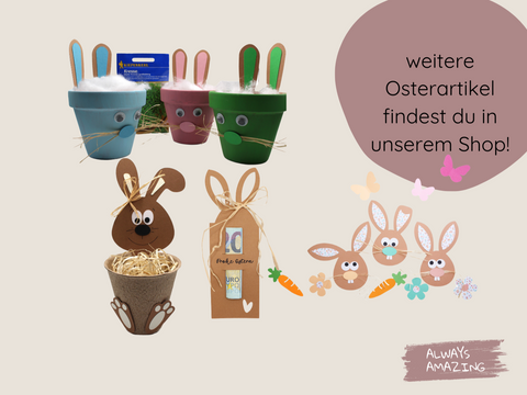 Osternest Eierkarton Bastelset