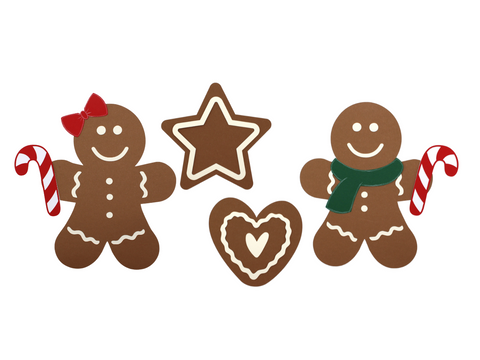 Lebkuchen Figuren Bastelset
