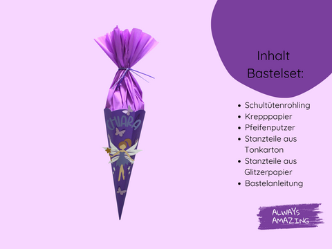 Schultüte Fee Bastelset