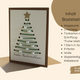 Klappkarte Weihnachten Bastelset