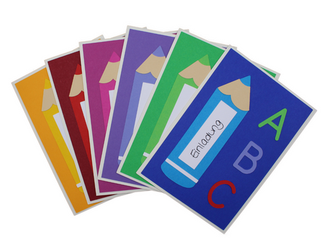 Stift Einladung Bastelset