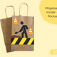 Bagger Mitgebseltüte Vorder- und Rückseite Always Amazing Bastelshop