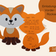 Einladungskarte mit Fuchs-Motiv für Kindergeburtstag | Always Amazing Bastelshop