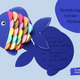 Fertiger Regenbogenfisch aus dem Bastelset | Always Amazing Bastelshop