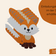 Fuchs-Einladungskarte aus Papier als kreative Geburtstagseinladung | Always Amazing Bastelshop
