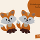 Fuchs-Einladungskarte mit liebevoll gestaltetem Waldtier-Design | Always Amazing Bastelshop