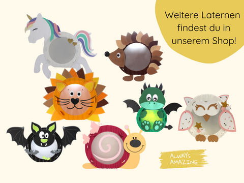 Handgebastelte Bagger Laterne aus Papier mit detailreicher Gestaltung für den Laternenlauf | Always Amazing Bastelshop