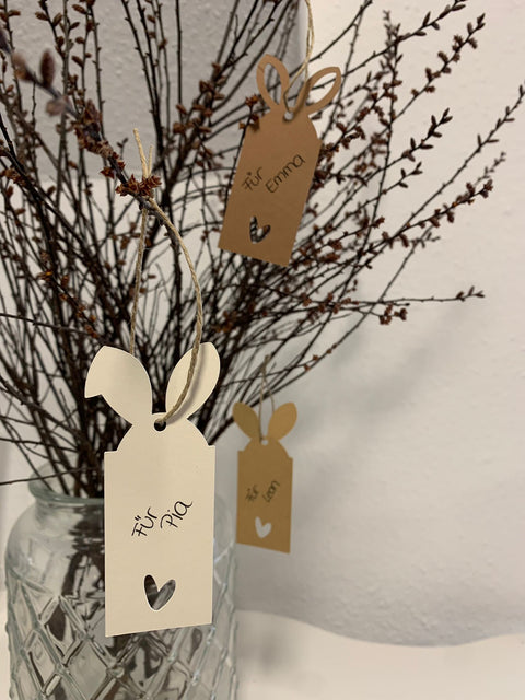 3er Set Geschenkanhänger Ostern