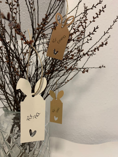 3er Set Geschenkanhänger Ostern