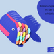 Kreatives Bastelprojekt Regenbogenfisch für Kinder | Always Amazing Bastelshop