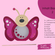 Leuchtende Schmetterling-Laterne mit buntem Transparentpapier im Dunkeln | Always Amazing Bastelshop
