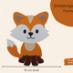 Masse Fuchs Einladungskarten | Always Amazing Bastelshop