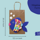 Masse Mitgebseltuete Regenbogenfisch | Always Amazing Bastelshop