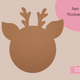 Papier Reh Bastelset mit niedlichem Waldtier-Motiv fuer kreative Einladungskarten | Always Amazing Bastelshop