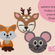 Papierbastelset mit Waldtier-Motiven | Always Amazing Bastelshop