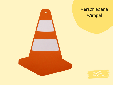 Pylonen Wimpel Always Amazing Bastelshop