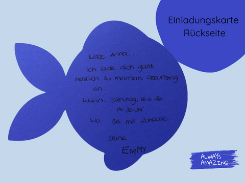 Rückseite Regenbogenfisch | Always Amazing 