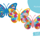 Fensterbild Schmetterlinge Bastelset