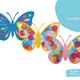 Fensterbild Schmetterlinge Bastelset