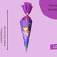 Meerjungfrau Schultüte 69 cm Größe | Always Amazing Bastelshop