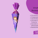 Inhalt des Meerjungfrau Schultüte Bastelsets | Always Amazing Bastelshop