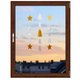 Bäumchen-Weihnachtskette weiss-gold Fenster Always Amazing Bastelshop